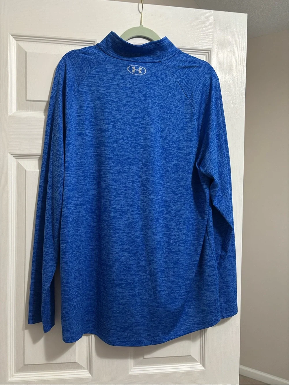 Under Armour Royal Blue Heather Quarter-Zip Pullover